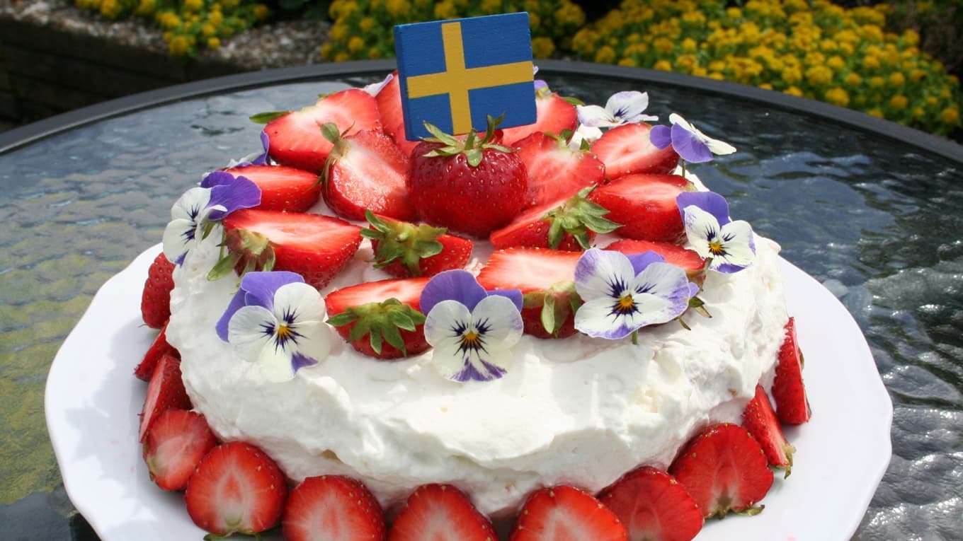 Deltagare i studien fick se en bild av en tårta med eller utan flagga i. Foto: vera-g/Shutterstock