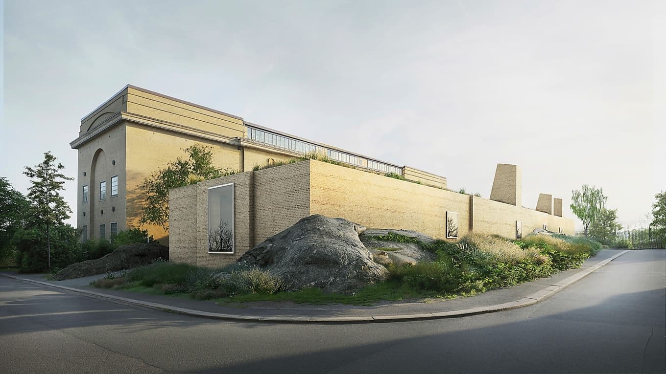 Arkitektkontoret Barozzi Veiga har ritat det vinnande förslaget till Göteborgs konstmuseums kommande tillbyggnad. Här en visionsbild från Barozzi Veiga. Foto: Barozzi Veiga