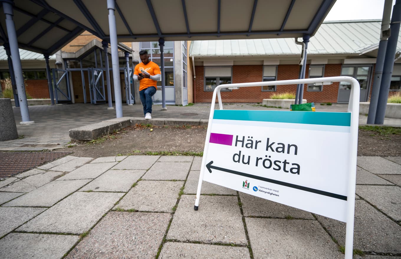 Partierna laddar för att nå förstagångsväljarna. Arkivbild. Foto: Johan Nilsson/TT