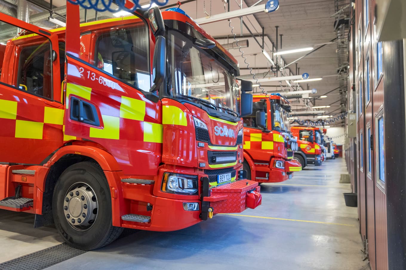 Vid en nödsituation uppmanas boende ta sig till en brandstation i Kristdala för hjälp att larma. Arkivbild. Foto: Caisa Rasmussen/TT