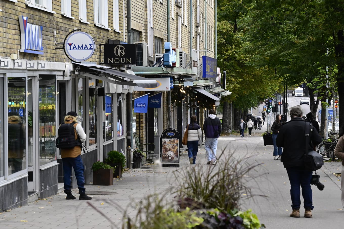 Sex personer skadades i masskjutningen i centrala Gävle i oktober förra året. Skottlossningen inträffade på en gata med butiker och restauranger. Foto: Jonas Ekströmer/TT