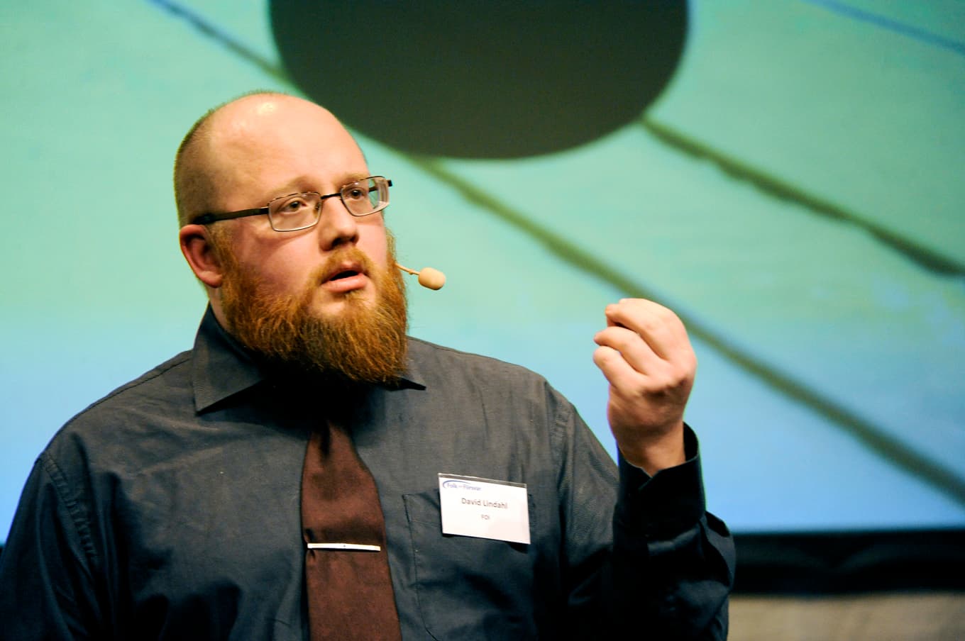 David Lindahl, forskare vid FOI, säger att syftet med cyberattacker ofta är att skapa oro. Arkivbild. Foto: Ulf Palm/TT