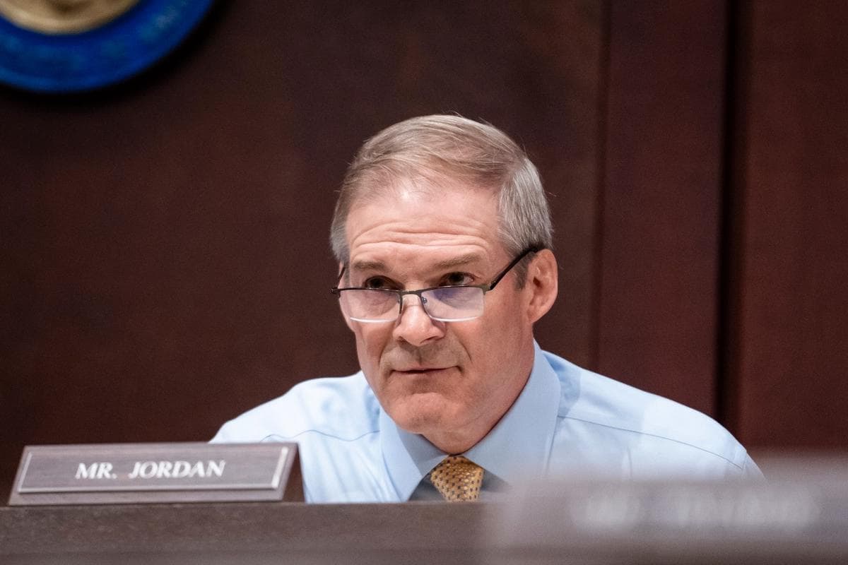 Jim Jordan, ordförande i det amerikanska representanthusets rättsliga utskott. Foto: Madalina Kilroy