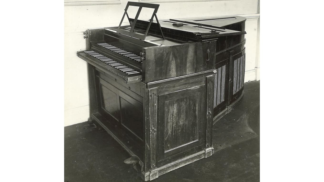 Johann Andreas Steins klaviorganum från 1770. Foto: Göteborgs stadsmuseums arkiv