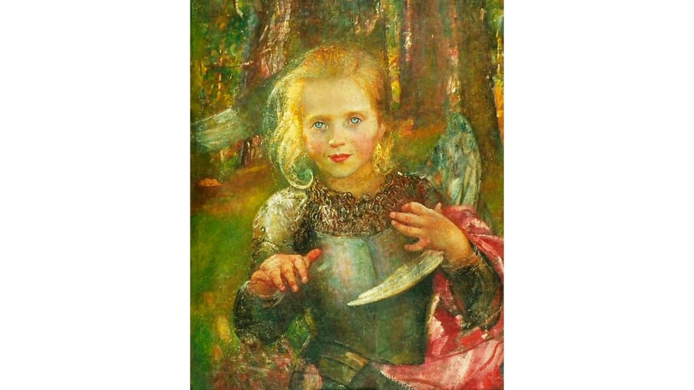 I en värld full av mörker krävs att vi rustar oss och samtidigt bevarar vår vakna blick. Målning av Annie Swynnerton (1844–1933). Foto: Wikimedia Commons