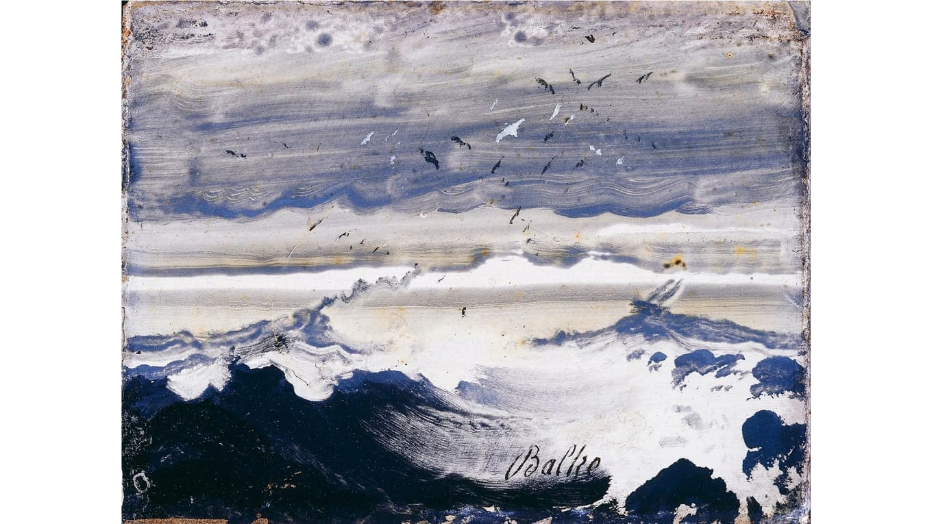 Liksom språket föregår vad vi än säger, får det abstrakta sin mening av sin motsats. Målning av Peder Balke (1804–1887). Foto: Wikimedia Commons