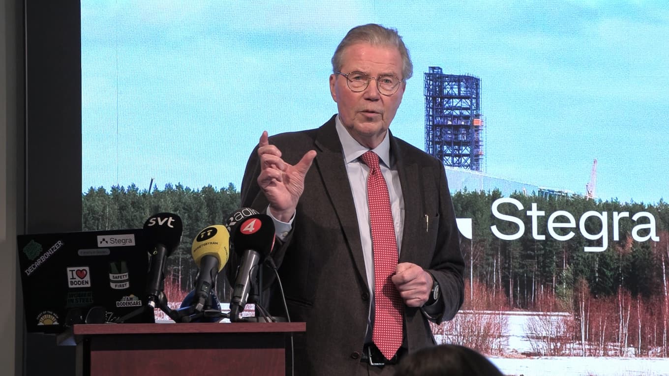 Leif Johansson kliver in som tilltänkt styrelseordförande när Wallenbergsfären tar en mer aktiv roll i Stegra. Foto: Erik Ragnarsson