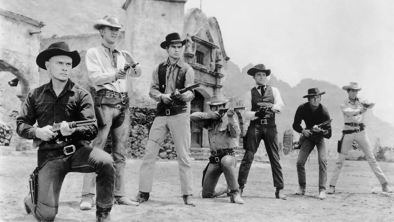 ”The magnificent seven” (1960), en mästerlig remake och amerikansk omtolkning av Akira Kurosawas mästerverk ”De sju samurajerna” (1954). Foto: Wikimedia Commons