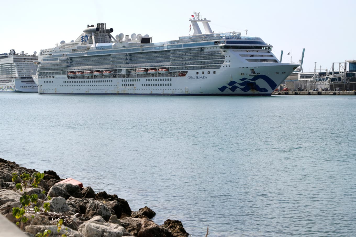 Fartyget kommer från Princess Cruises. Arkivbild på ett annat av företagets fartyg. Foto: Lynne Sladky/AP/TT