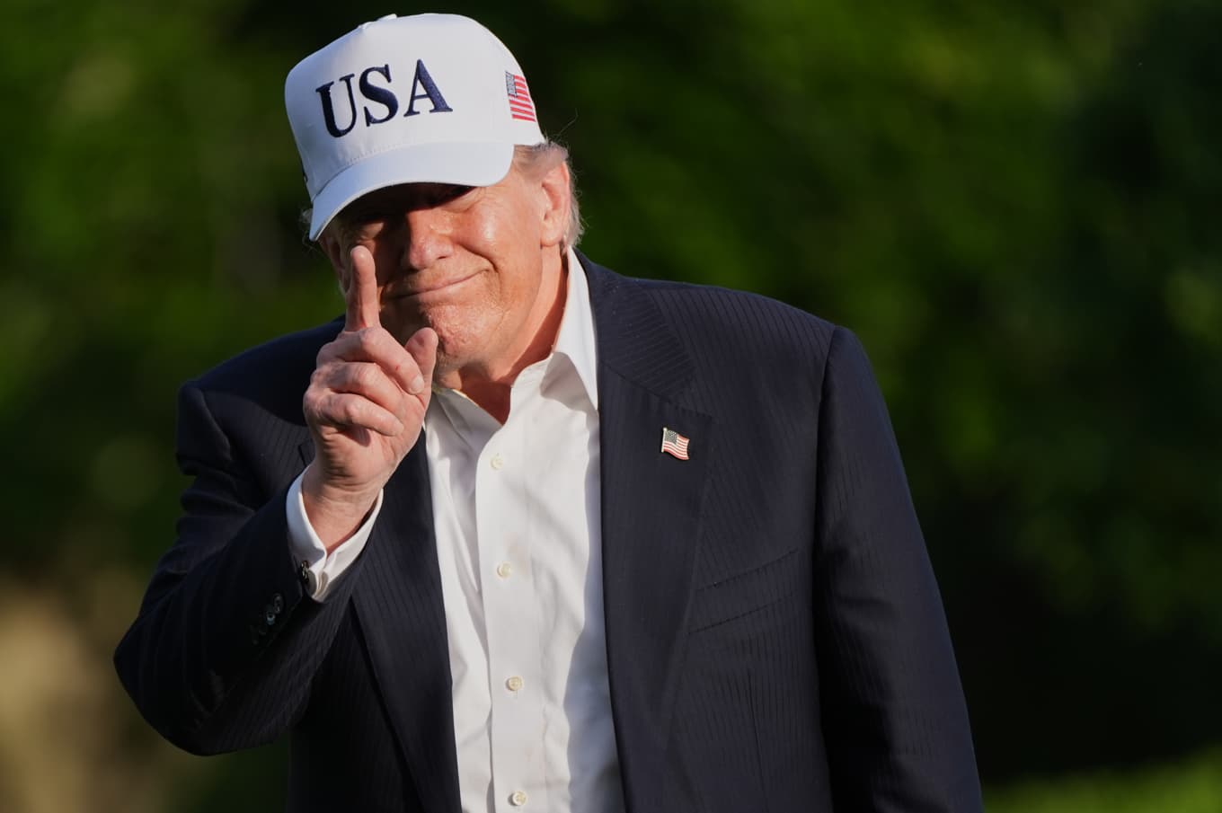 President Donald Trump är tillbaka i Washington efter statsbesöket i Kina. Foto: Jacquelyn Martin /AP/TT