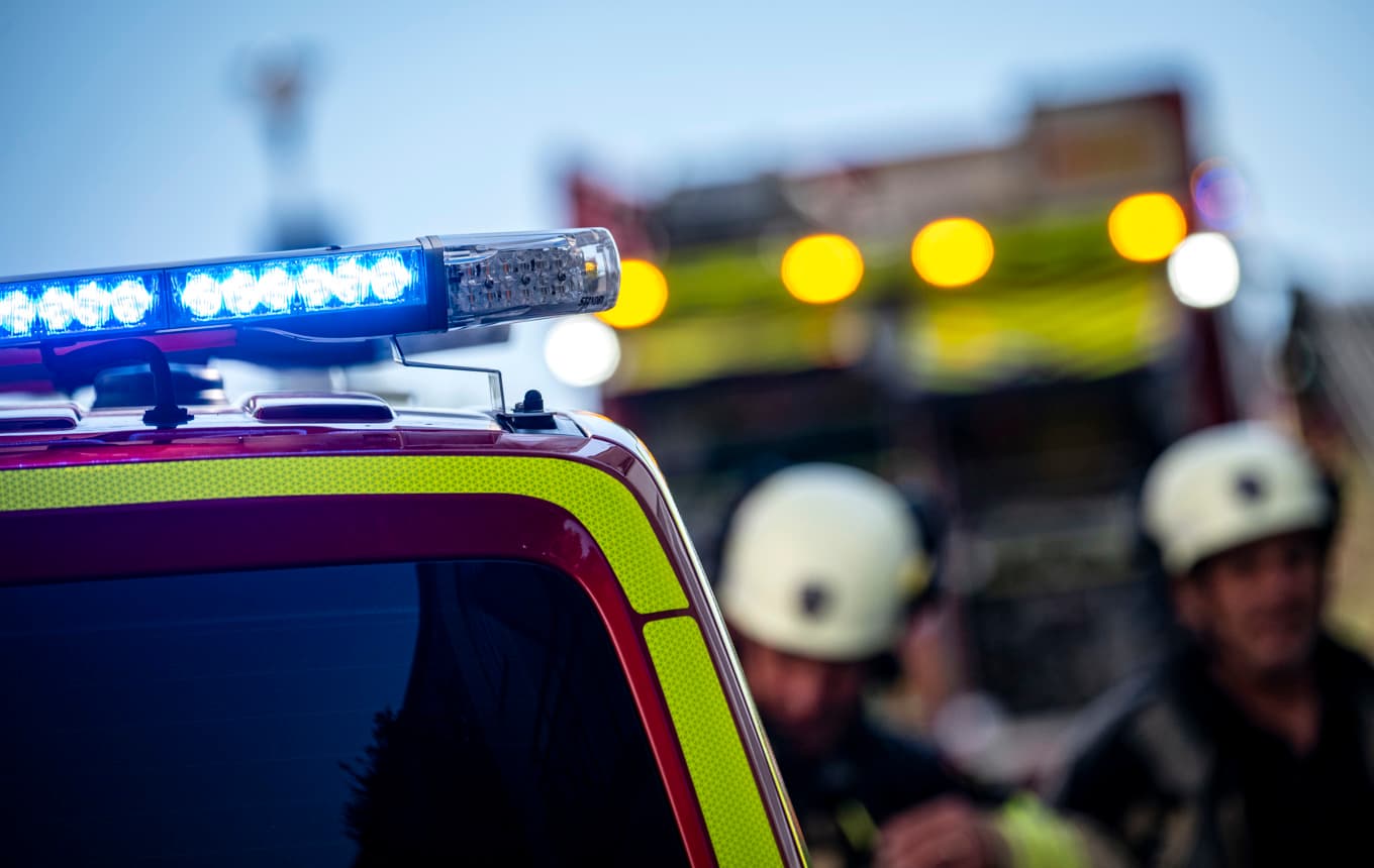 Räddningstjänsten har arbetat med en brand under natten. Arkivbild. Foto: Johan Nilsson/TT