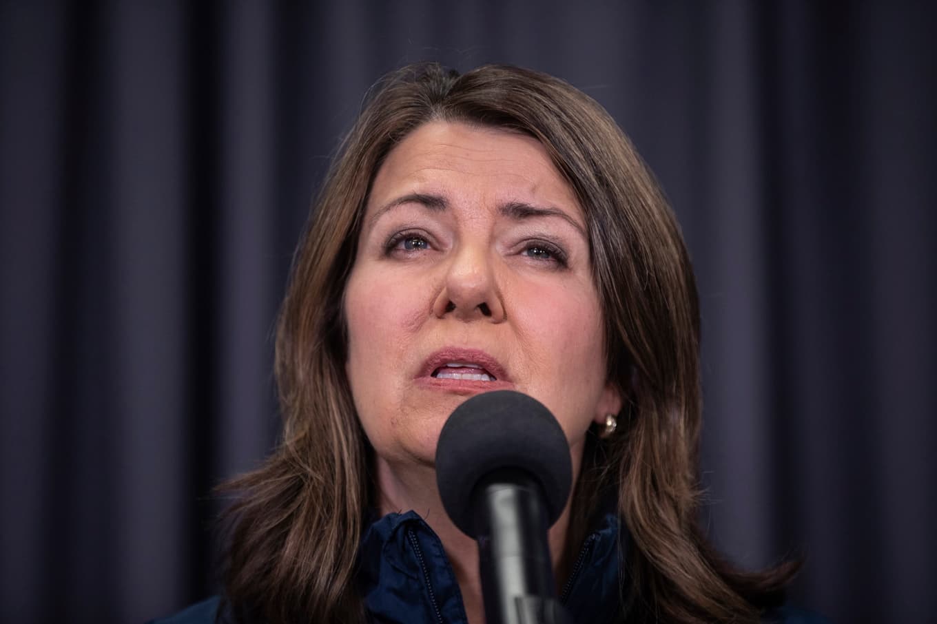 Albertas premiärminister Danielle Smith år 2023. Foto: Jason Franson/AP/TT