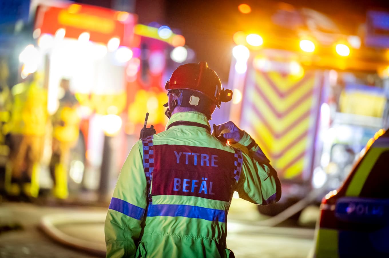 Händelsen utreds som grov mordbrand. Arkivbild. Foto: Johan Nilsson/TT