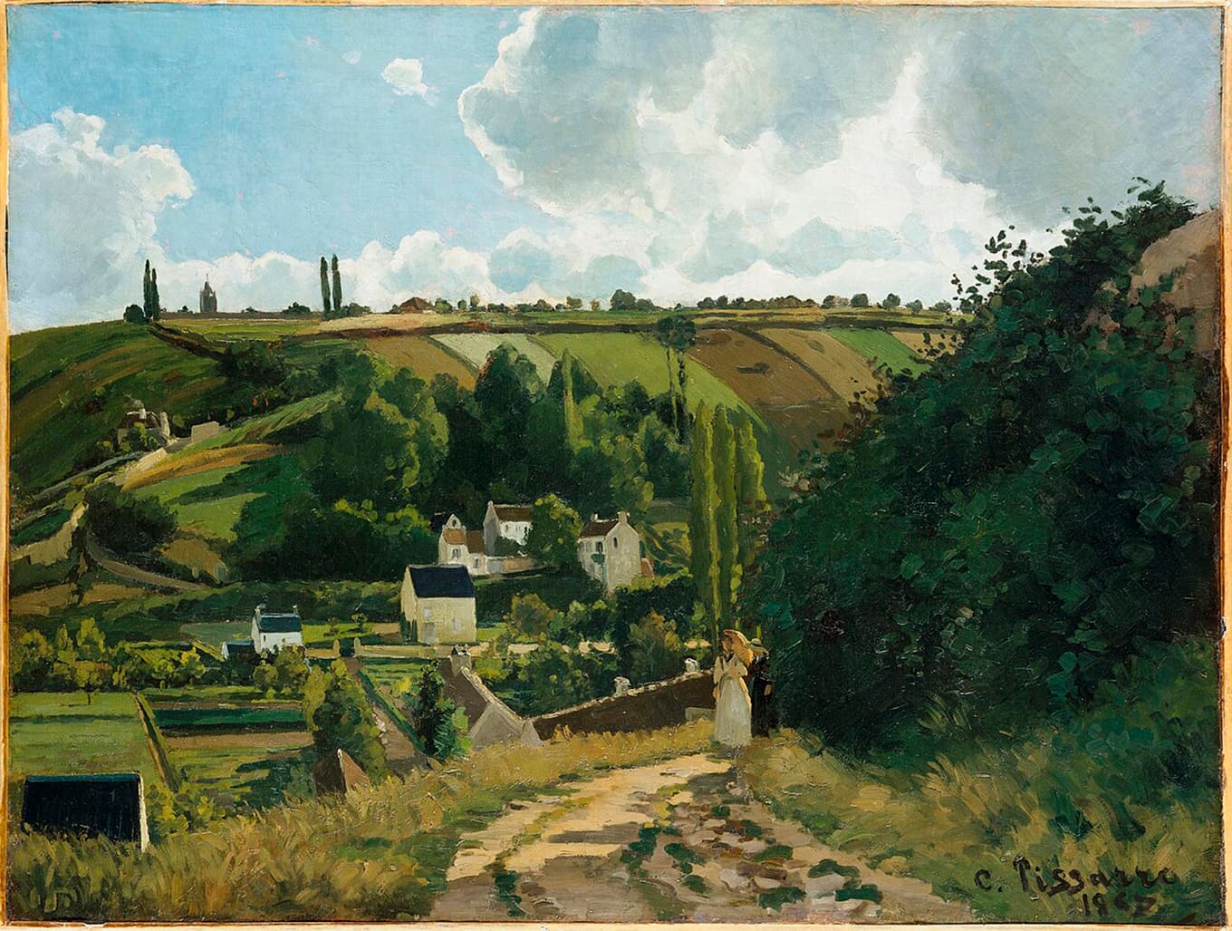 Anarkismen tar fasta på att samhället föregår staten och menar att vi skulle kunna leva utan auktoriteter. Målning av Camille Pissarro (1830–1903).
Foto: Metropolitan Museum of Art