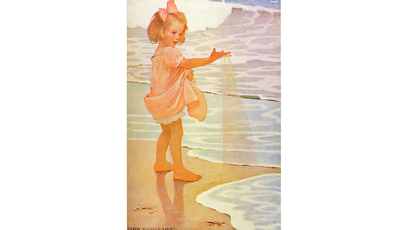 Om människans frihet är ett problem för staten har staten blivit ett problem för människan. Målning av Jessie Willcox Smith (1863–1935).
Foto: Okänd