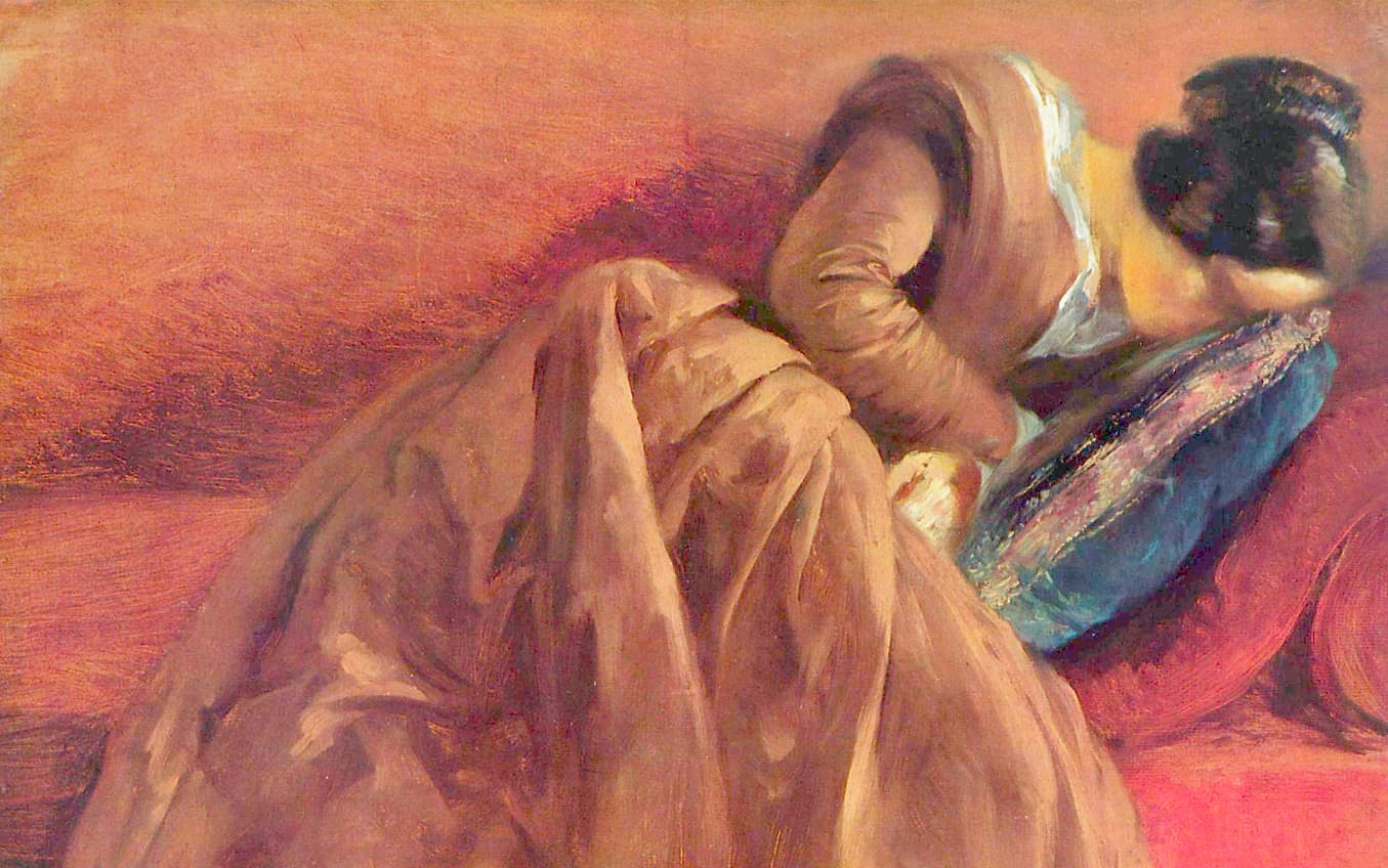 Den kanske främste inom
måleriet som företrädde den
tyska poetiska realismen var
Adolph von Menzel (1815–1905). Foto: Wikimedia Commons