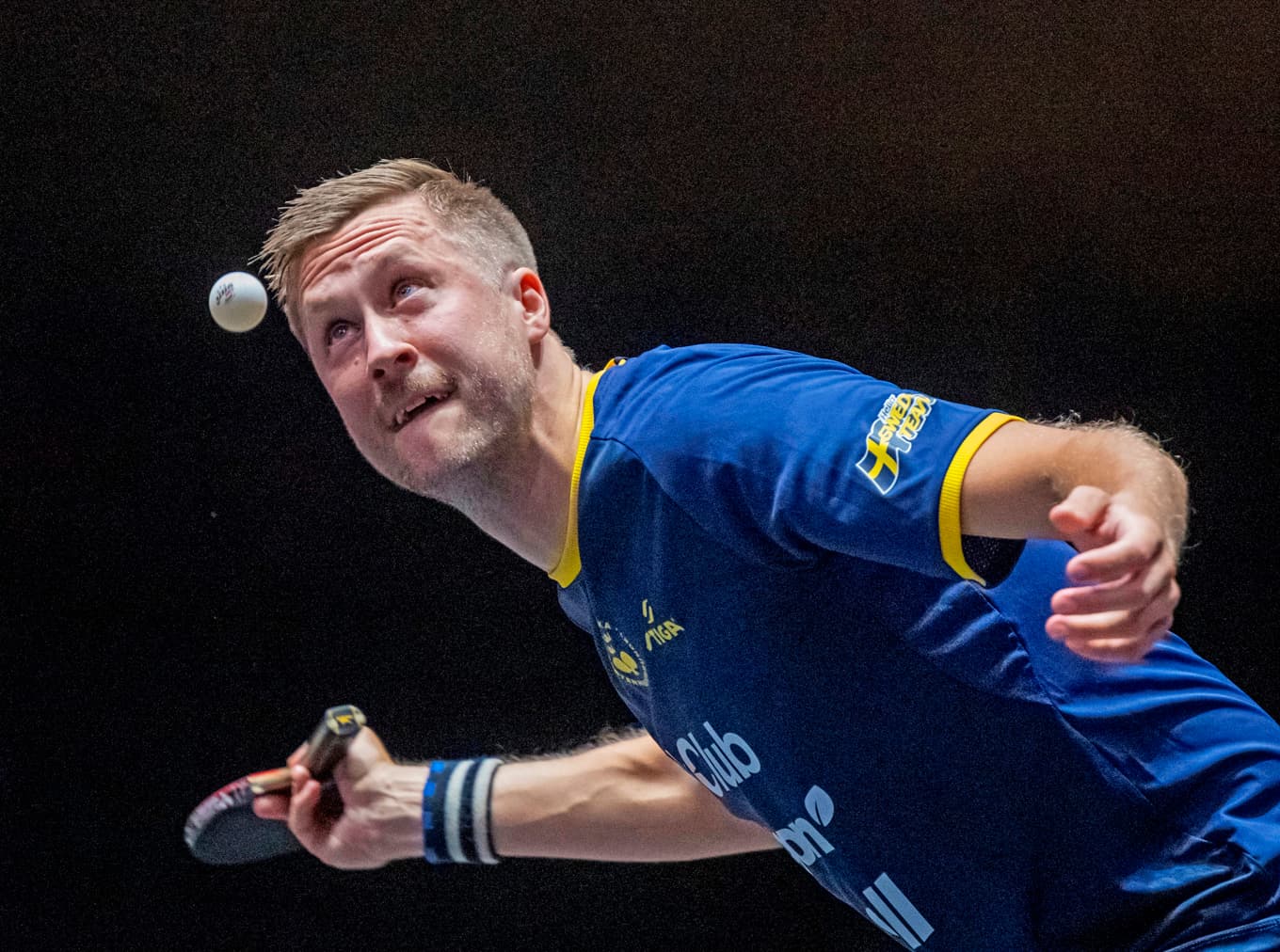 Mattias Karlsson fyller 35 år i höst och tillhör landslagets mest rutinerade åldermän. Han är över tio år äldre än Truls Möregårdh.
Foto: Johan Nilsson/TT Nyhetsbyrån