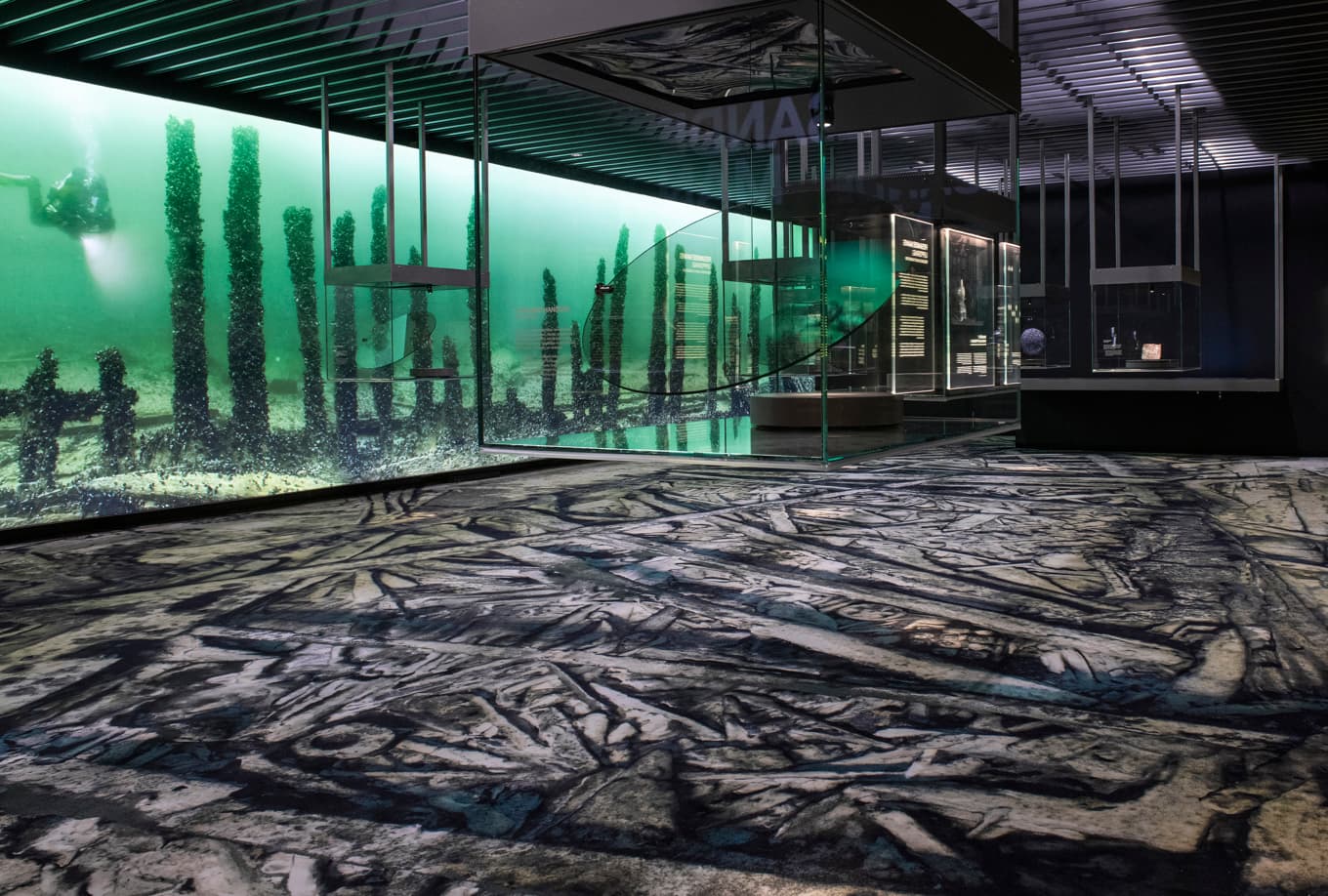 Utställningen ”Resande Man” på Vrak – Museum of Wrecks.
Foto: Anneli Karlsson/Vrak /SMMTF