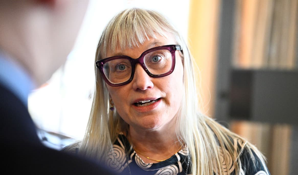 Malin Sjöberg Högrell, tidigare medlem i Liberalerna. Foto: Fredrik Sandberg/TT