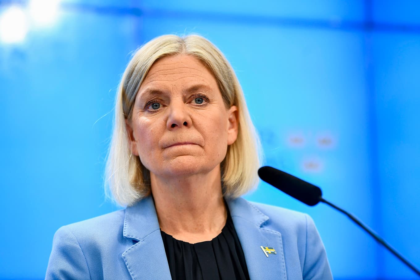 Socialdemokraternas partiledare Magdalena Andersson (S). Arkivbild. Foto: Lars Schröder/TT