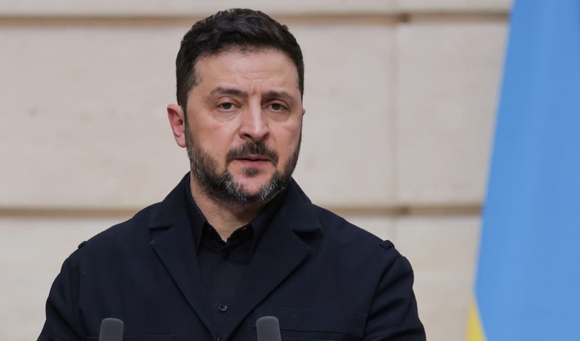 Ukrainas president Volodymyr Zelenskyj. Arkivbild. Foto: Ludovic Marin/AP/TT