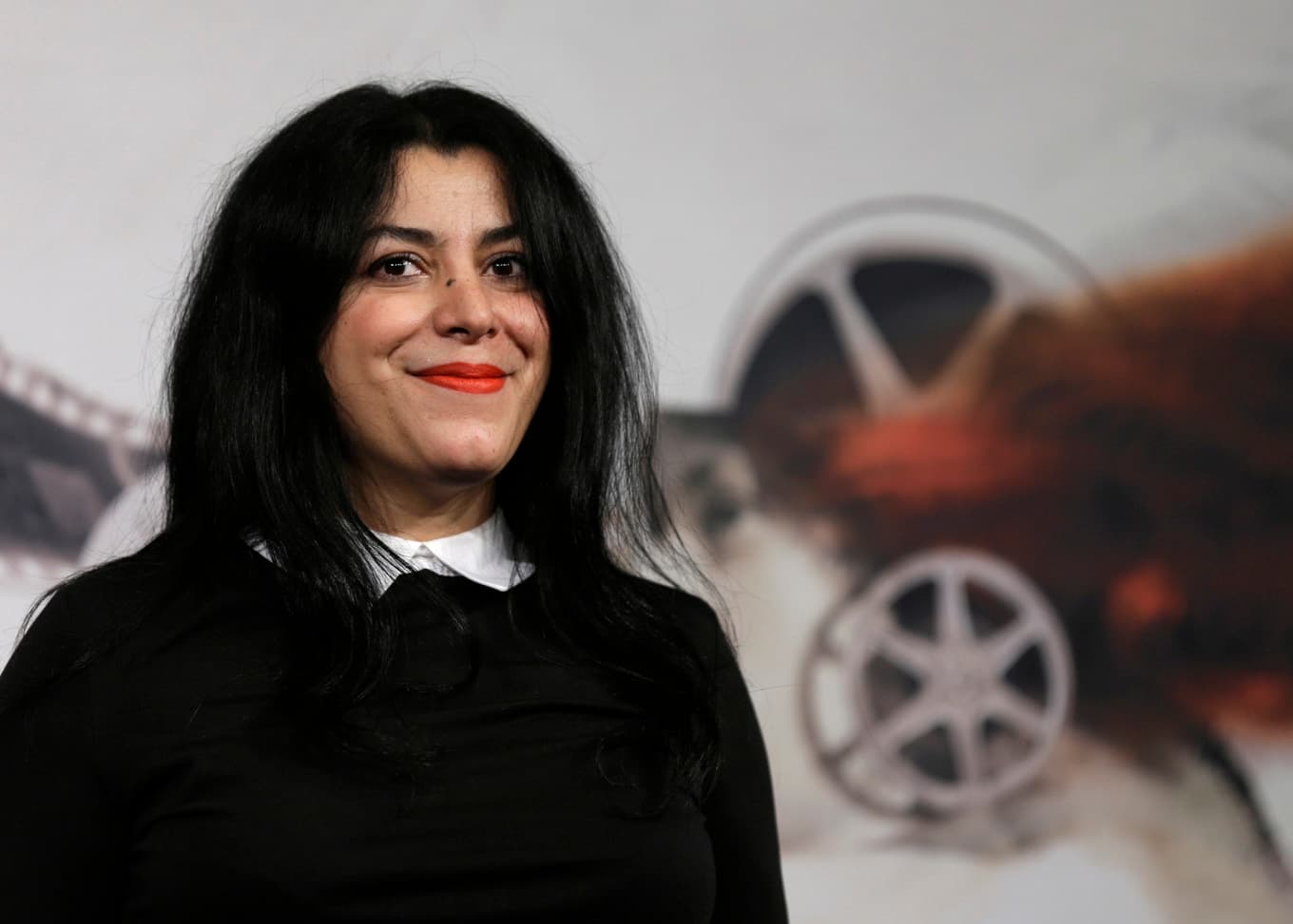 Marjane Satrapi på plats vid filmfestivalen i Rom 2012. Arkivbild. Foto: Alessandra Tarantino/AP/TT