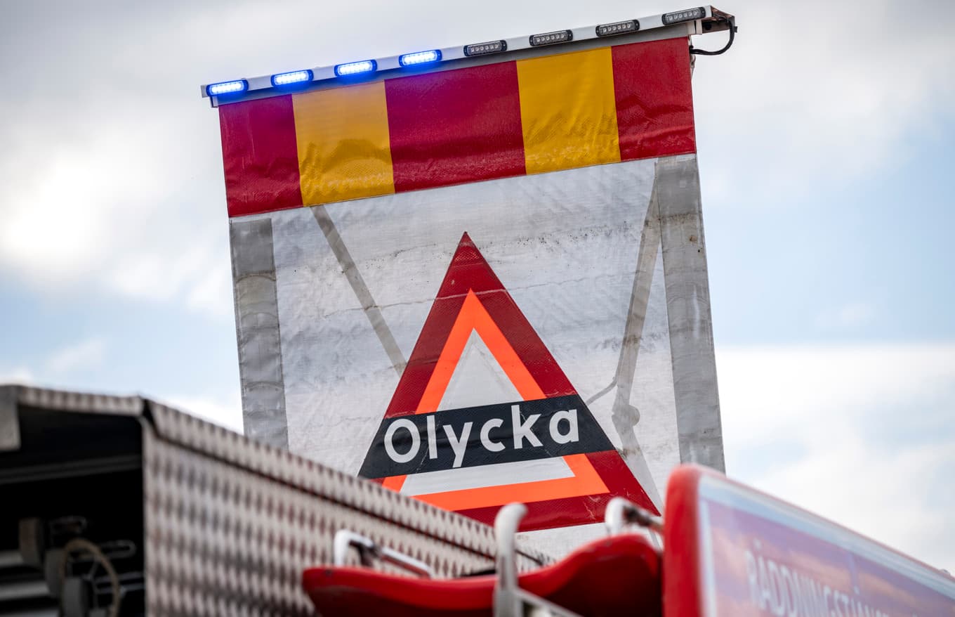 Polisen har stängt av vägen i östlig riktning efter olyckan på E18. Arkivbild. Foto: Johan Nilsson/TT