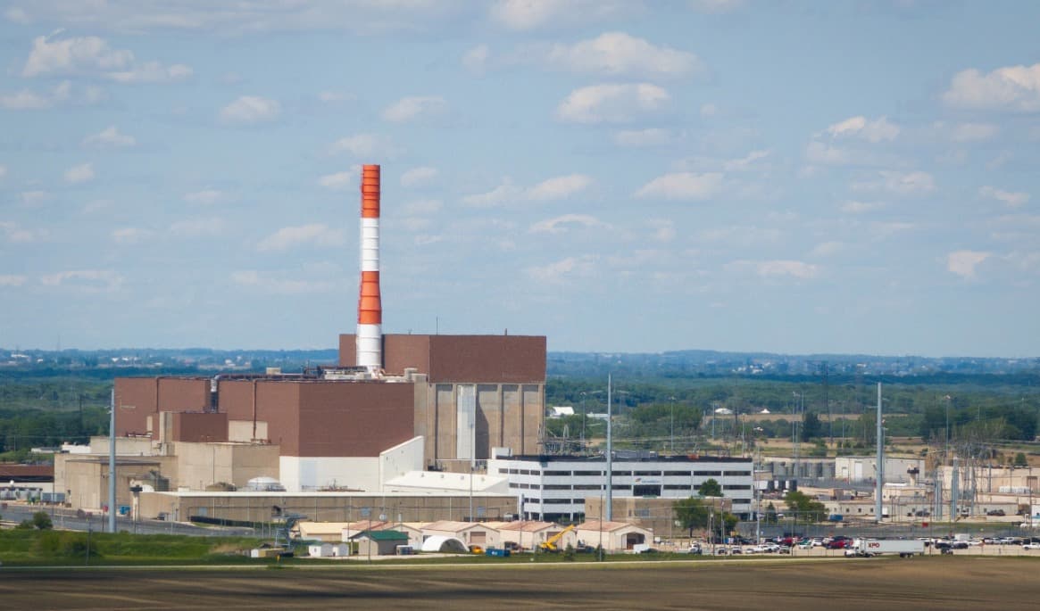 LaSalle Clean Energy Centers kärnkraftverk nära staden Marseilles i delstaten Illinois. Foto: Scott Olson/Getty Images