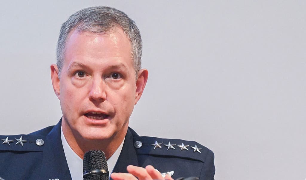 Den amerikanske generalen Alexus G. Grynkewich, Natos högste befälhavaren för de allierade styrkorna i Europa. Michal Cizek / AFP via Getty Images)