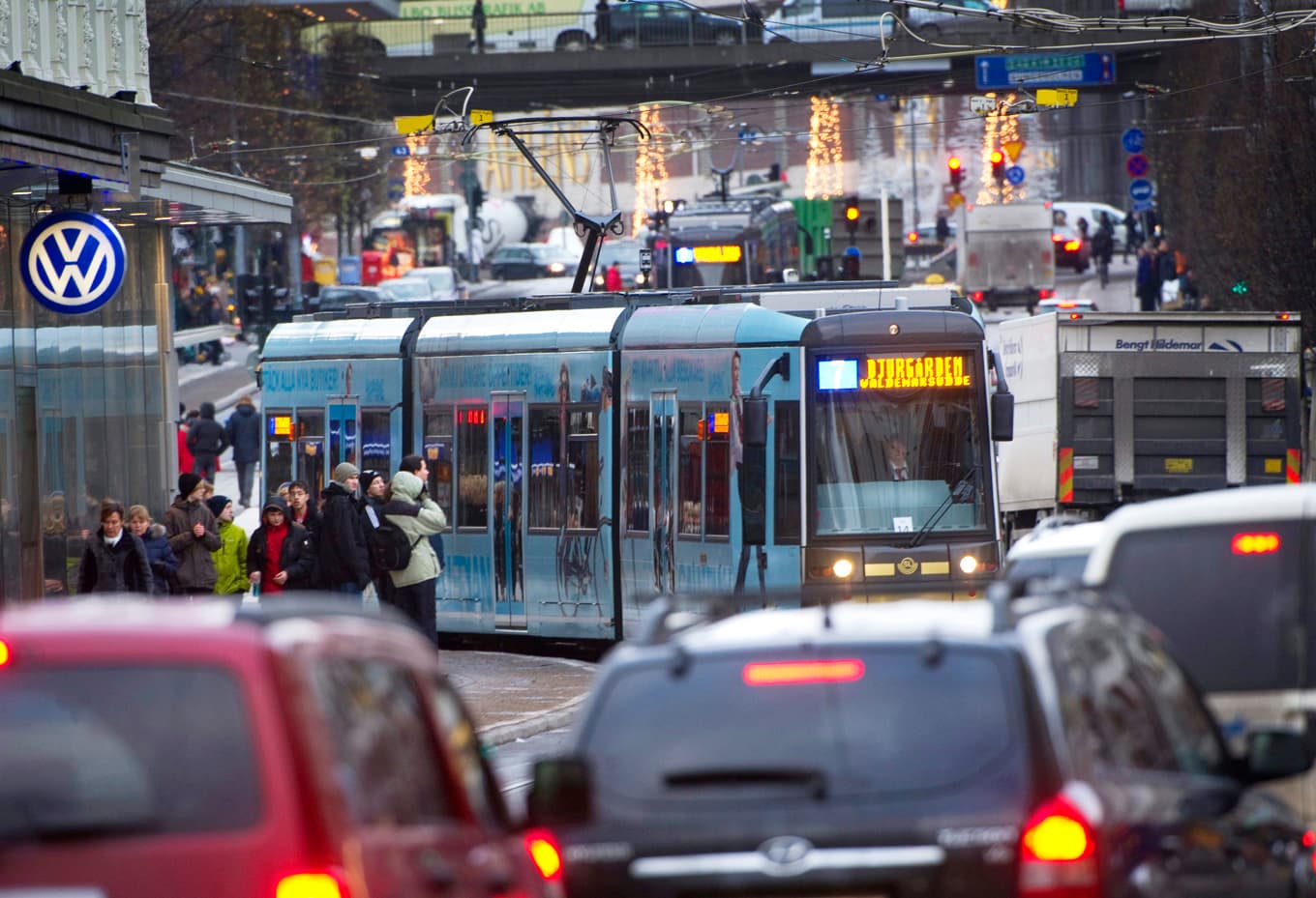 Miljözon klass 3 i Stockholms city har blivit en omstridd fråga och kan bli avgörande i höstens kommunalval. Foto: Fredrik Sandberg/TT