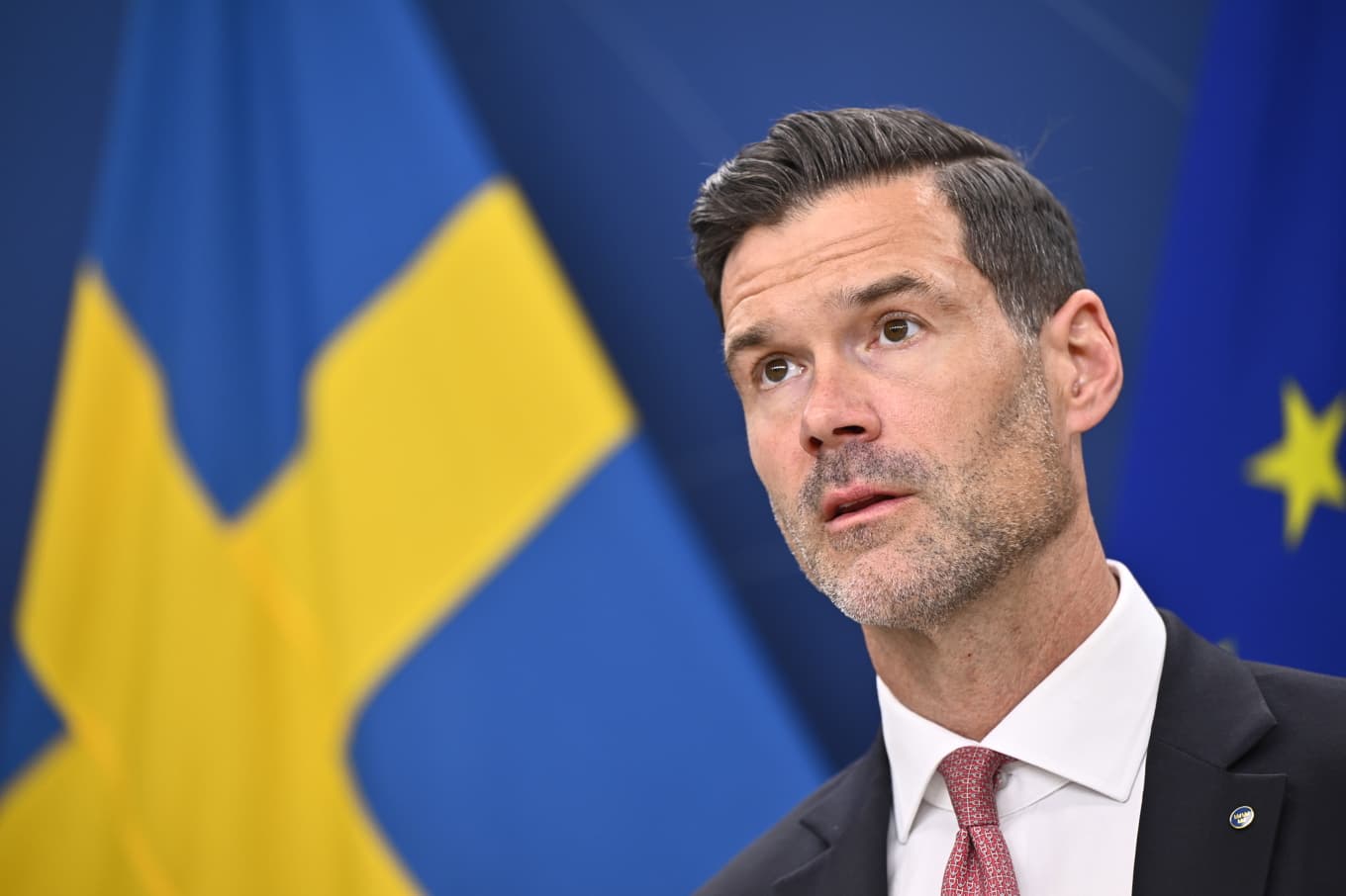 Migrationsminister Johan Forssell (M). Arkivbild. Foto: Henrik Montgomery/TT
