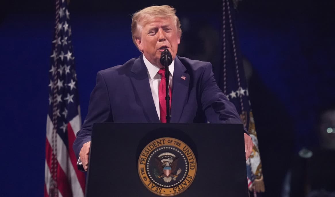 USA:s president Donald Trump. Arkivbild. Foto: Alex Brandon/AP/TT
