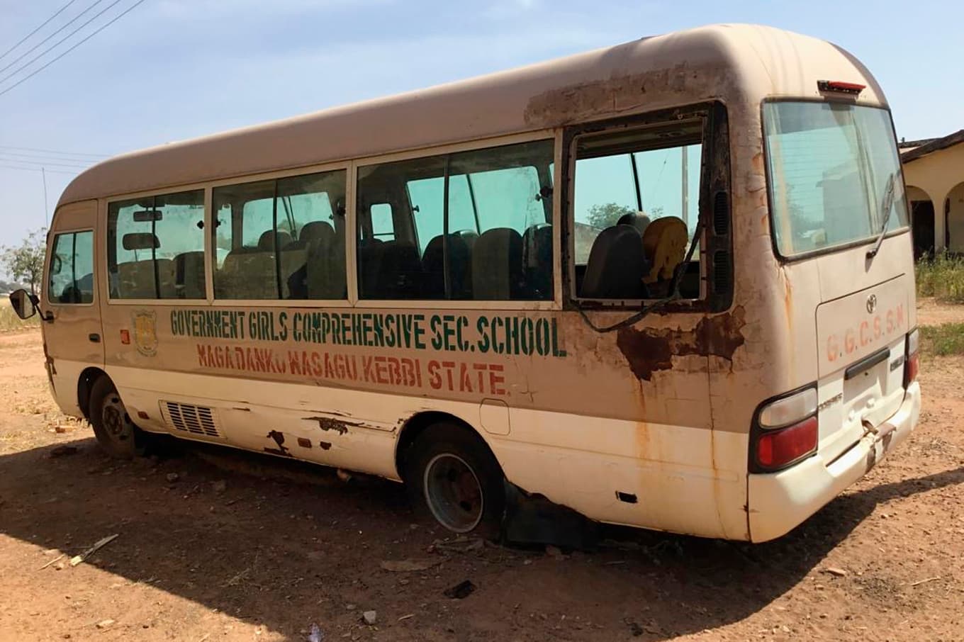 Skolbuss i Nigeria. Arkivbild Foto: Tunde Omolehin /AP/ TT