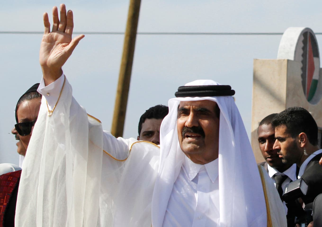 Qatars tidigare emir Hamad bin Khalifa al-Thani har avlidit. Bild från 2012. Foto: Hatem Moussa/AP/TT