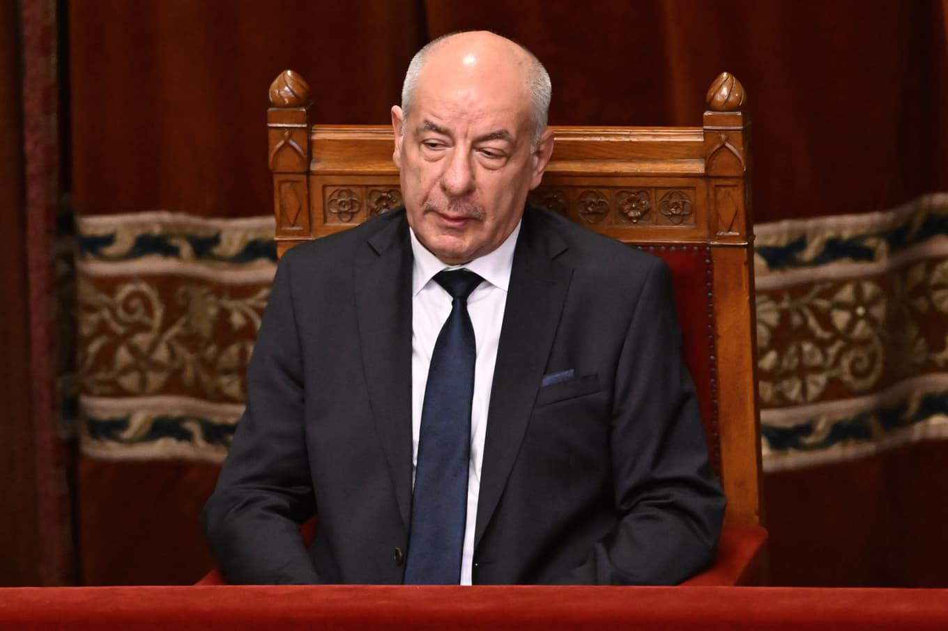 Ungerns president Tamas Sulyok är villig att avgå. Arkivbild Foto: Denes Erdos/AP/TT
