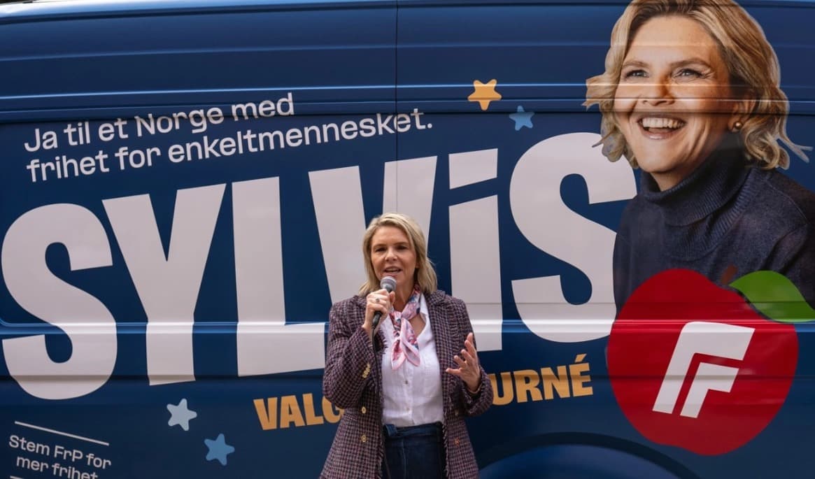 Fremskrittspartiets ledare Sylvi Listhaug. Foto: Carl Court/Getty Images