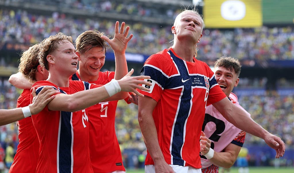 Håller vi på broderfolket och Haaland i kväll? Foto: Al Bello/Getty Images