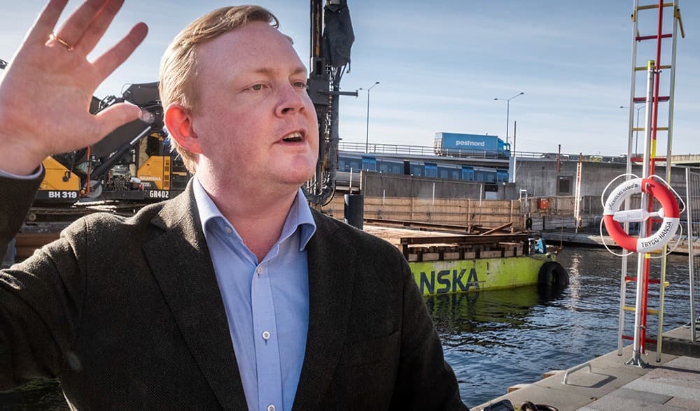 Dennis Wedin (M) är upprörd över Stockholms stads miljonkostnader för nya offentliga toaletter. Foto: Magnus Hjalmarson Neideman/SvD/TT