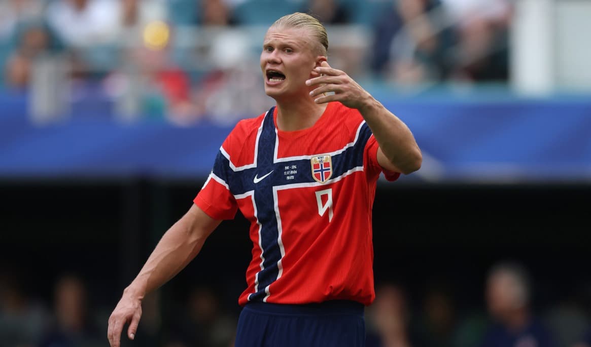 Erling Haaland och Norge gjorde succé i VM och gick till kvartsfinal, där England dock blev för svåra.
Foto: Richard Pelham/Getty Images