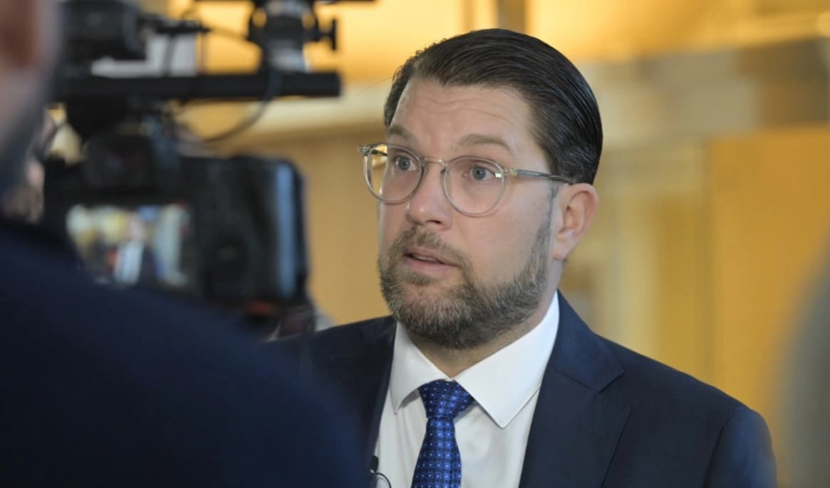 SD-ledaren Jimmie Åkesson. Foto: Roger Sahlström