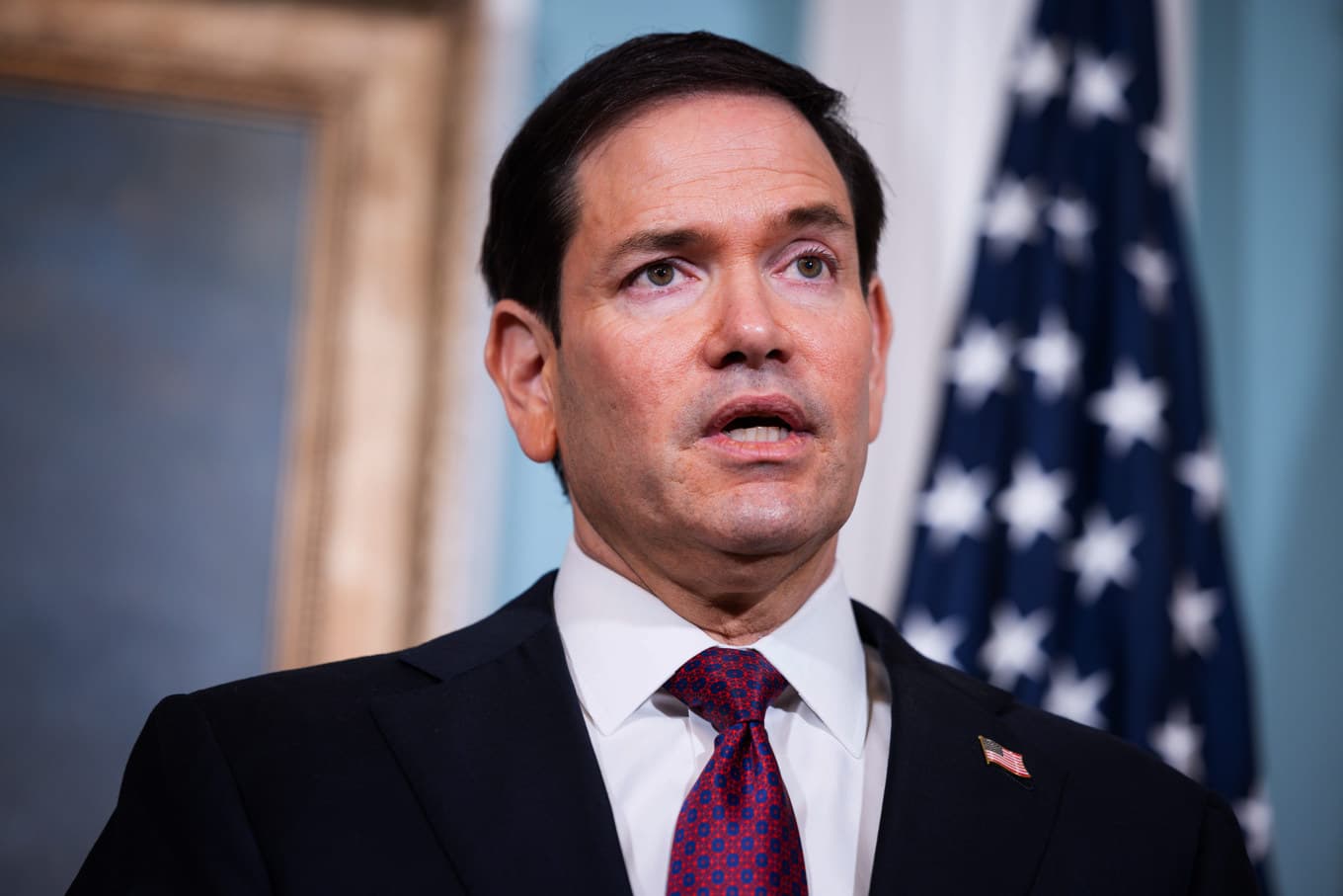 USA:s utrikesminister Marco Rubio. Foto: Tierney L. Cross/AP/TT