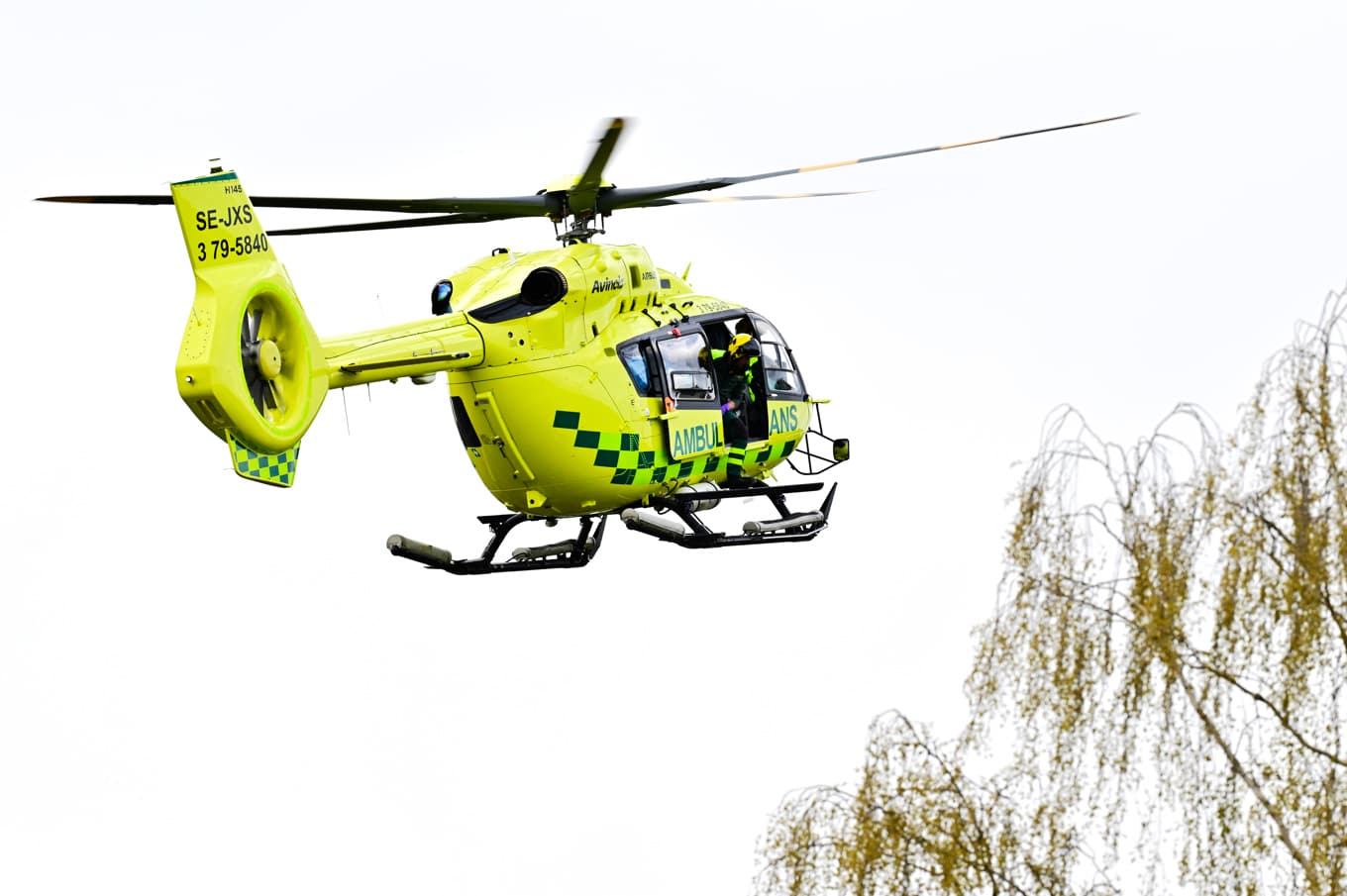 En gokartförare fördes till sjukhus med ambulanshelikopter. Arkivbild. Foto: Jonas Ekströmer/TT