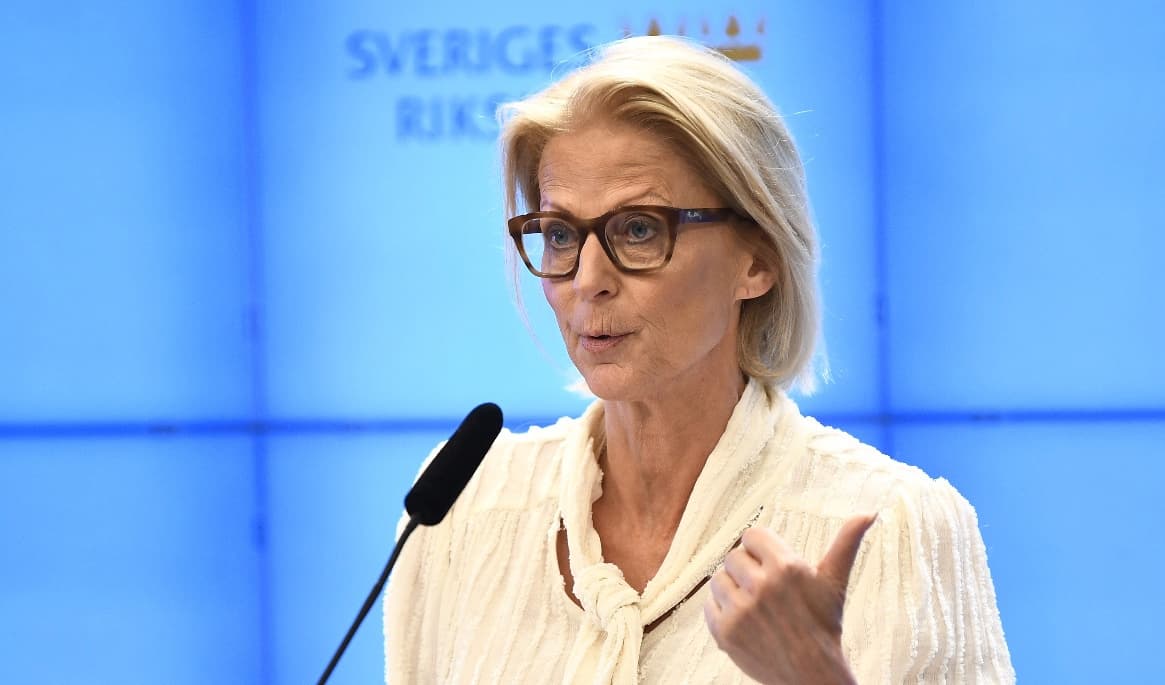 Finansminister Elisabeth Svantesson. Foto: Lars Schröder / TT