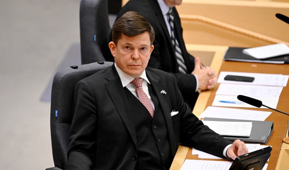 Talman Andreas Norlén har kallat till pressträff angående regeringsbildning. Foto: Jessica Gow/TT