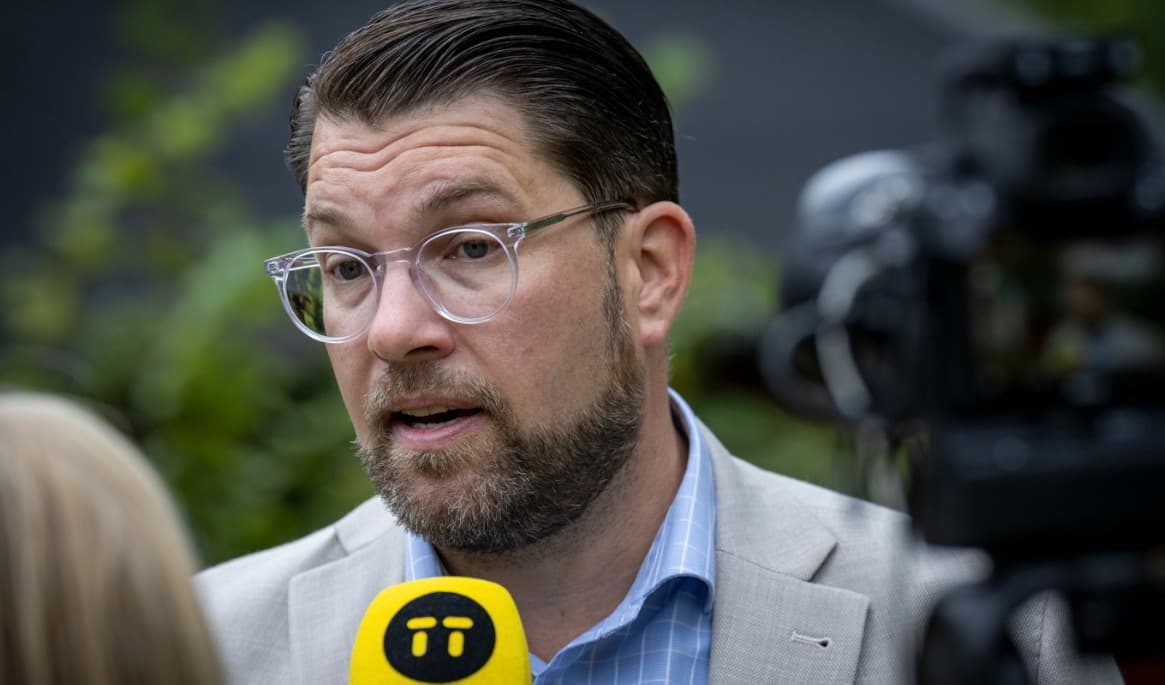 Sverigedemokraternas partiledare Jimmie Åkesson. Arkivbild. Foto: Johan Nilsson/TT