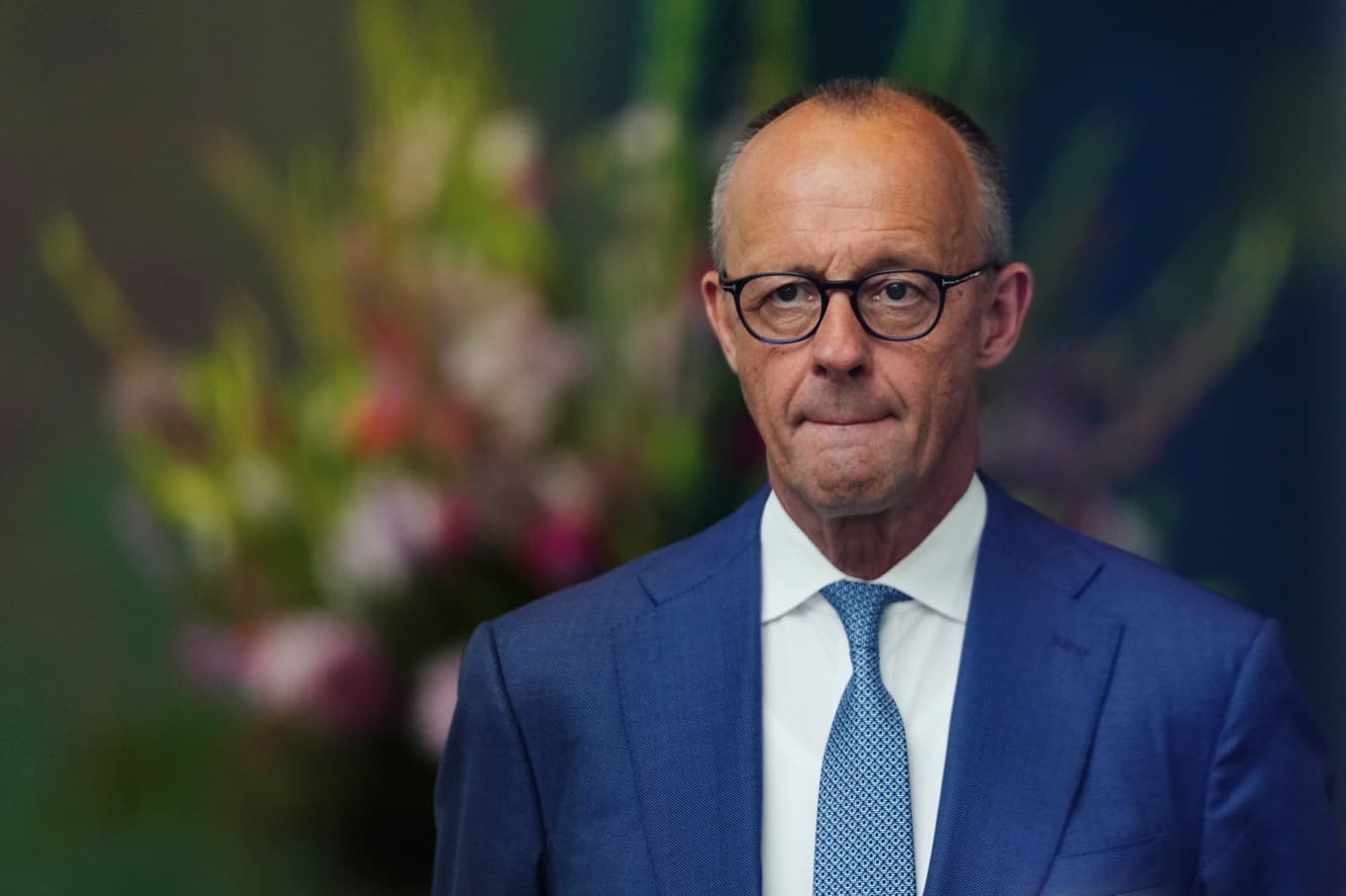 Tysklands förbundskansler Friedrich Merz i Berlin i tisdags. Foto: Markus Schreiber/AP/TT