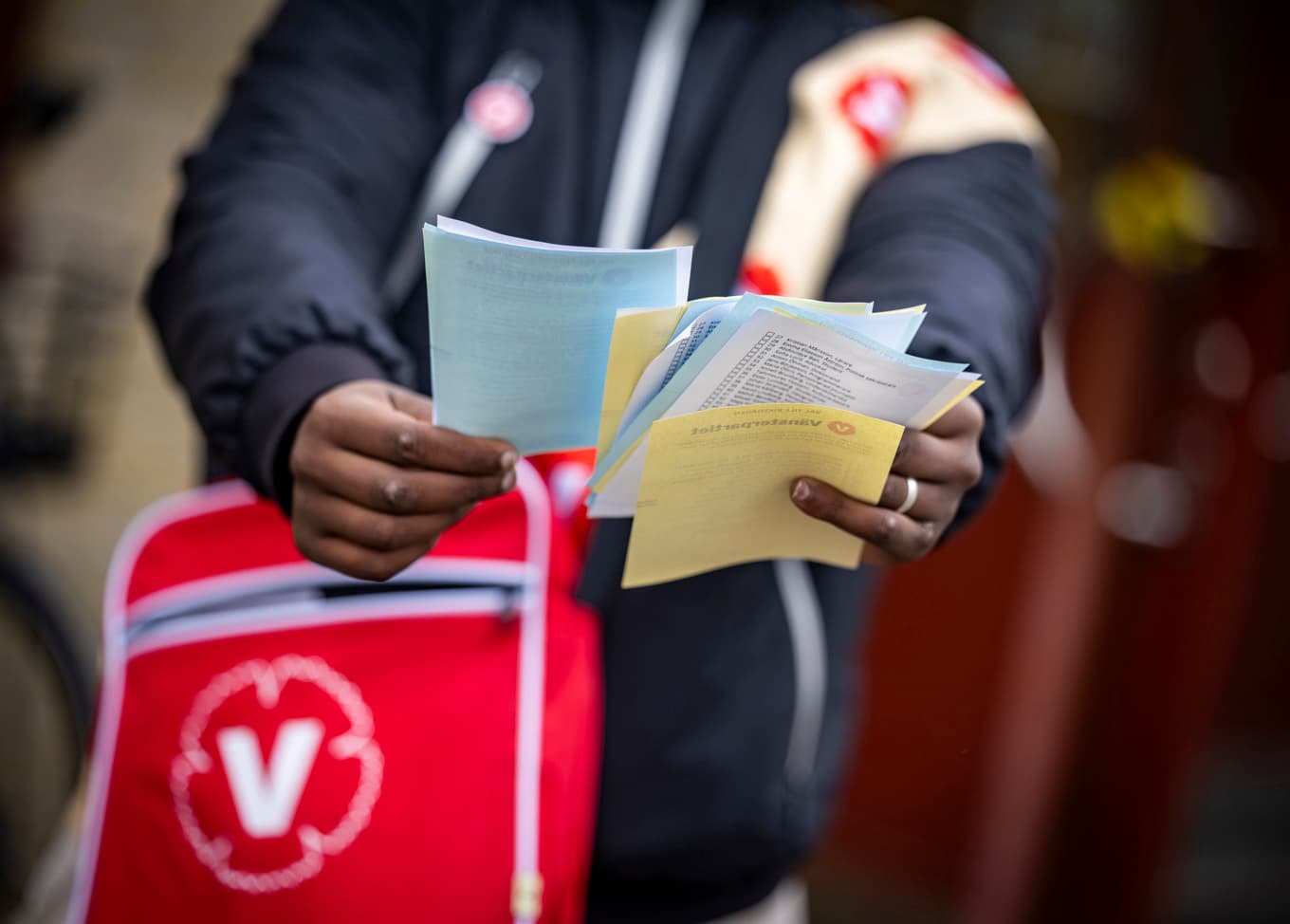 Den inkryssade mannen är en okänd nykomling i politiska sammanhang och har bara varit medlem i V ett drygt år. Arkivbild. Foto: Johan Nilsson/TT