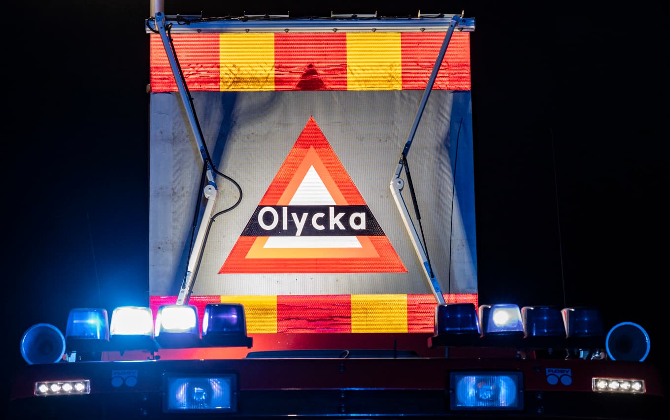 En man i 70-årsåldern har avlidit i en trafikolycka på riksväg 70 utanför Rättvik. Arkivbild Foto: Johan Nilsson/TT