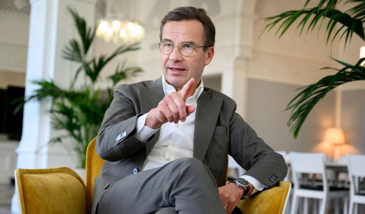 Moderaternas partiledare Ulf Kristersson, nu statsminister i övergångsregeringen efter valet. Foto: Jessica Gow/TT