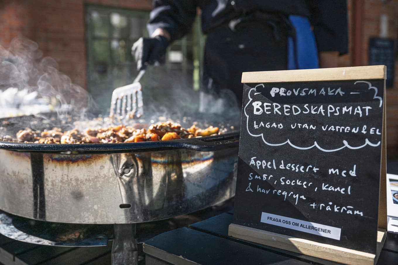 Ökat behov av beredskap har satt fokus på livsmedelsförsörjningen. Foto: Jonathan Näckstrand/AFP